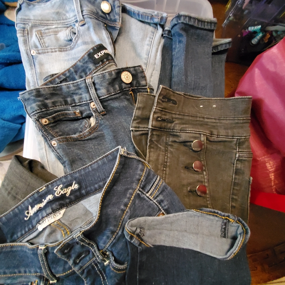 AMERICAN EAGLE, EXPRESS 4 pair LOT 00 hard to find set